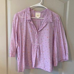 Anthropologie Maeve Popover Blouse